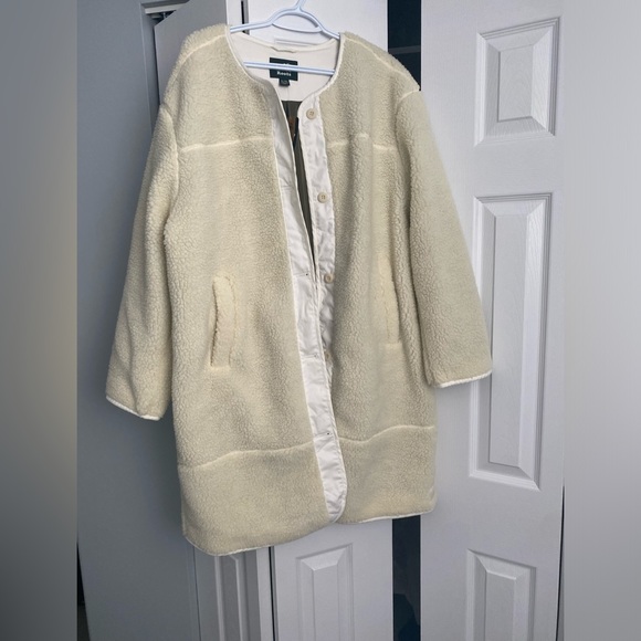 NWT Roots Sherpa longline jacket - Picture 2 of 3